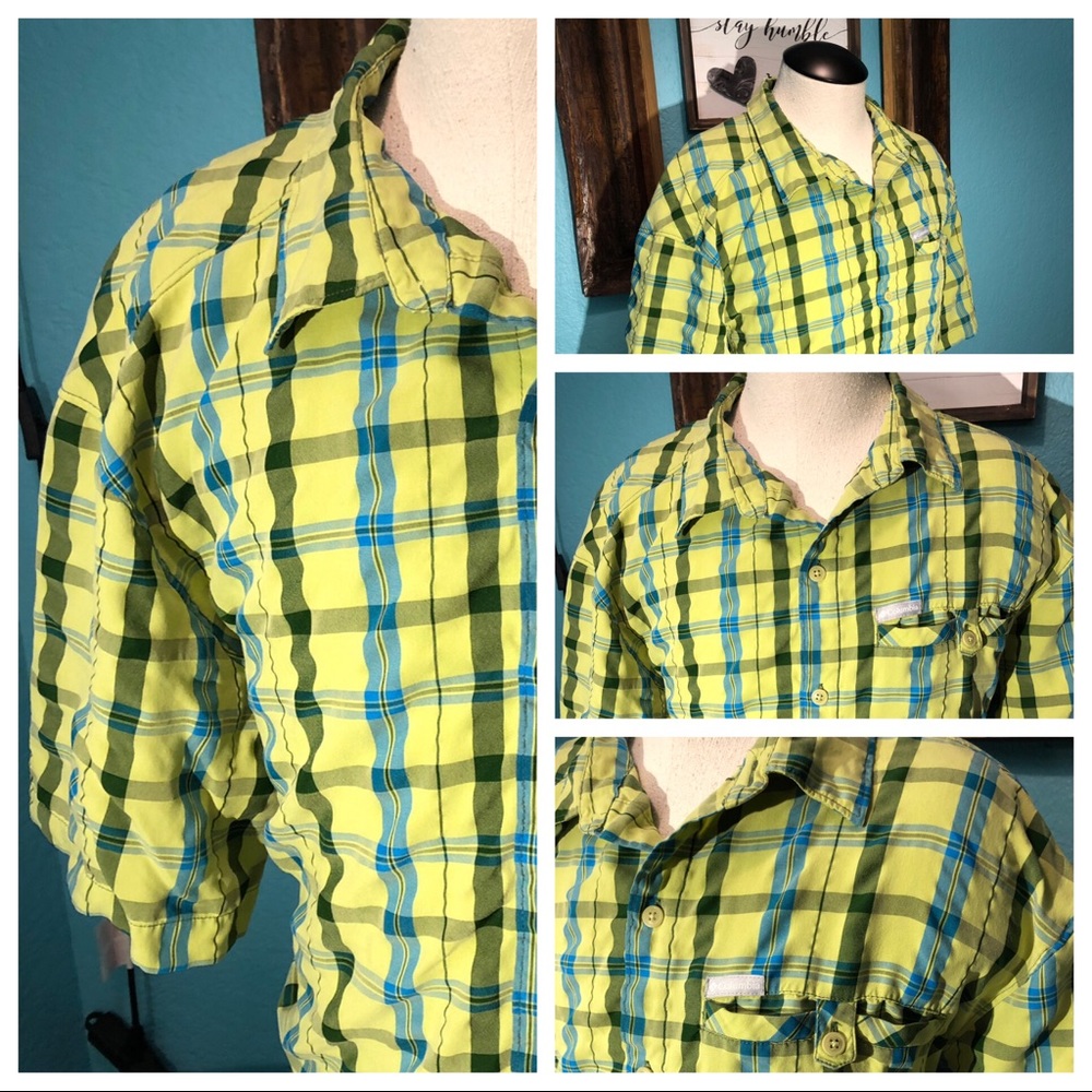 Columbia omni shade Sun protection size xl. Green